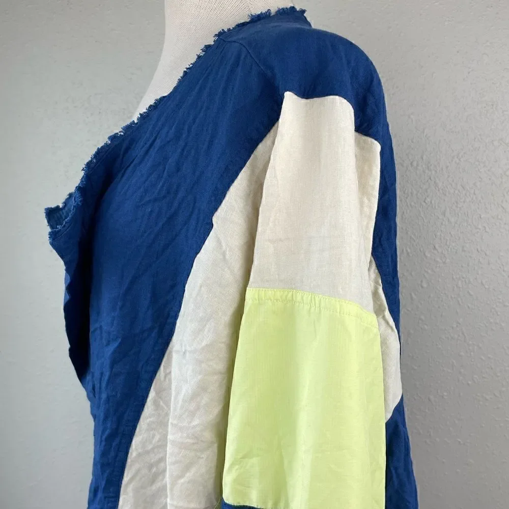 NWT Blue Alpine Pullover Light Jacket Top Size L